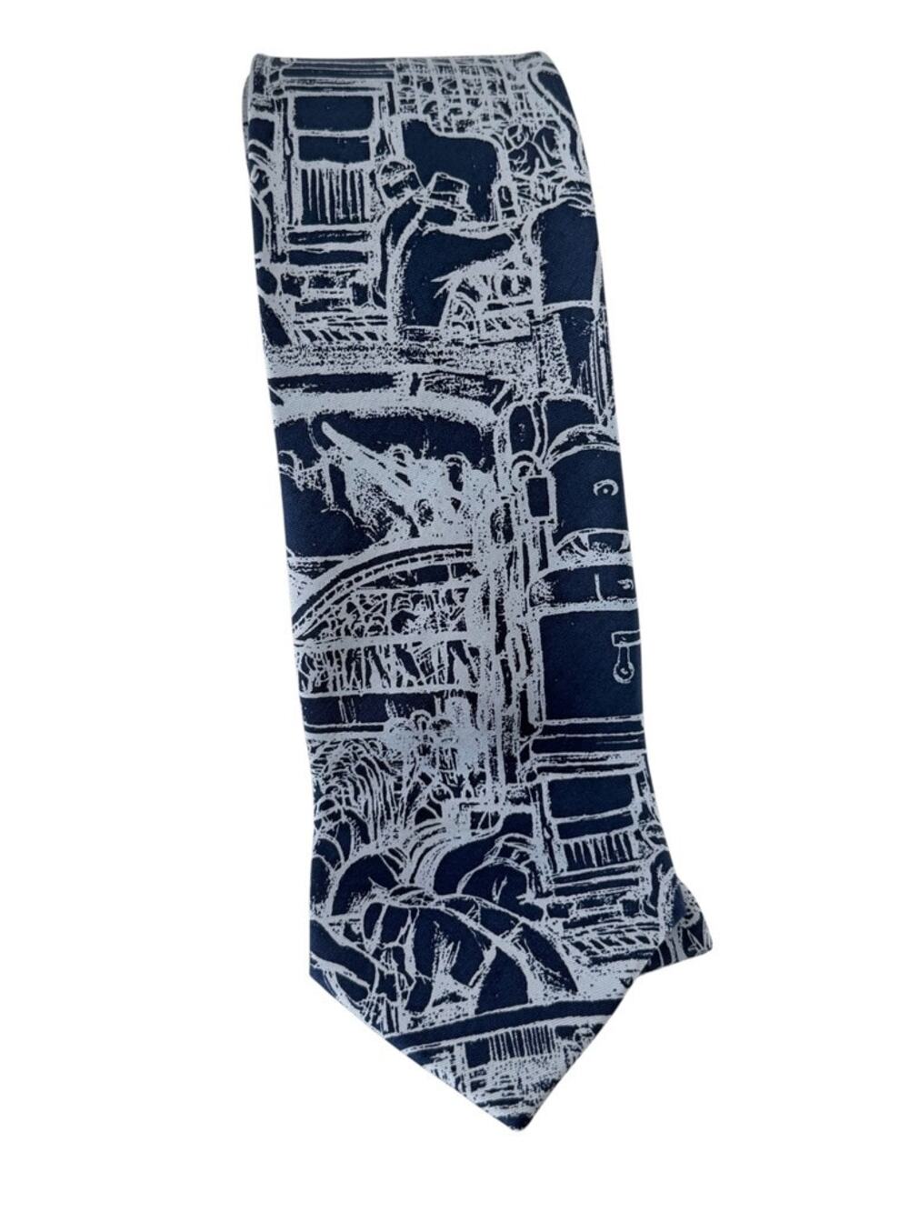 Detroit Industry Murals Diego Garcia 100% Silk Neck Tie Museum of Art Unique USA